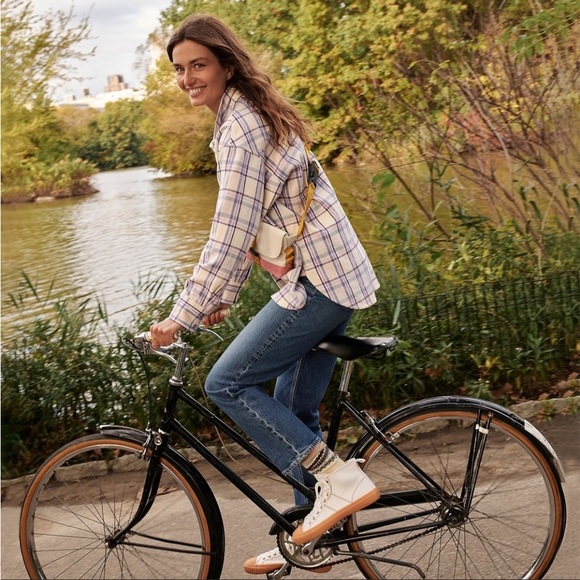 J.Crew classic high-top sneakers, NWT, size 7, Color: IVORY GUM - Picture 10 of 11